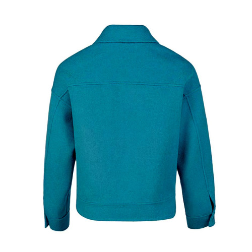 Woolen Tweed Short Jacket Coat #nigo8556