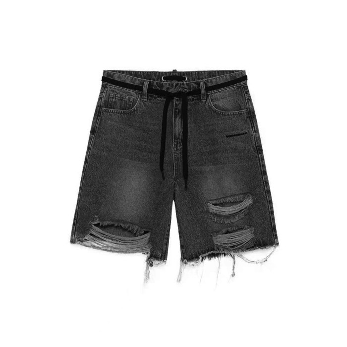 Denim Shorts Perforated Jacket Set Pants Suit #nigo56397