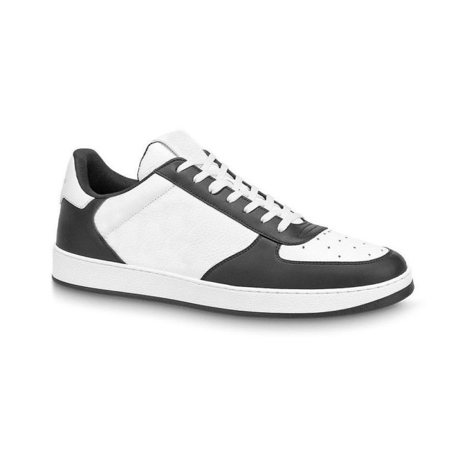 Flat Black And White Splicing Sneaker Shoes #nigo56395