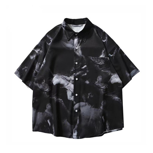 Printed Short-sleeved Shirt #nigo5723