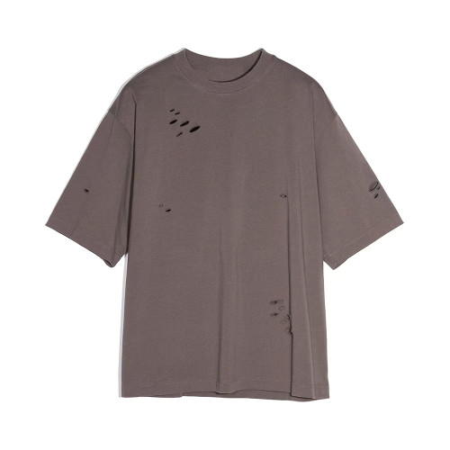 NIGO Short Sleeve T-shirt with torn holes #nigo8499