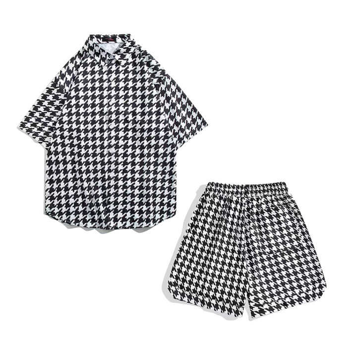 NIGO POLO Short Sleeves Tee Suit #nigo11026