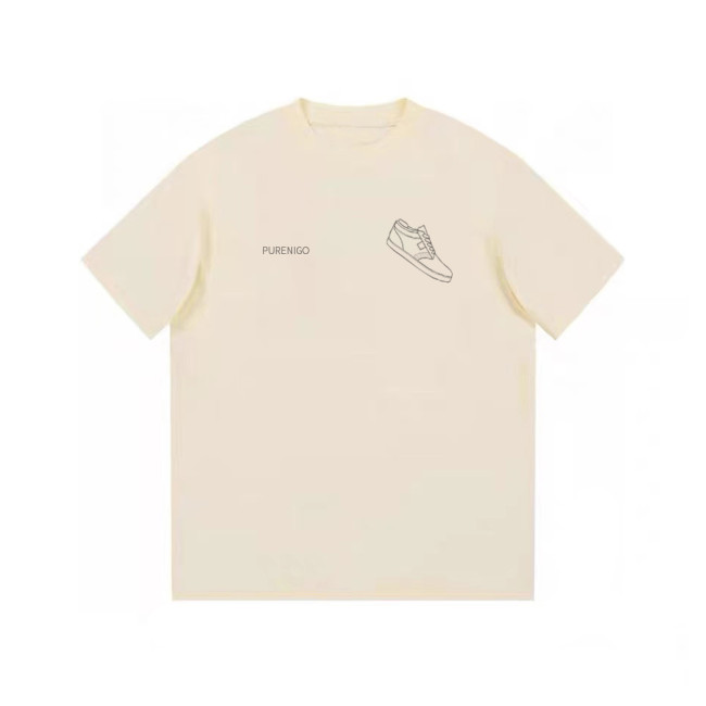 NIGO Hand Painted Shoes Short Sleeve Solid Color T-Shirt #nigo5796