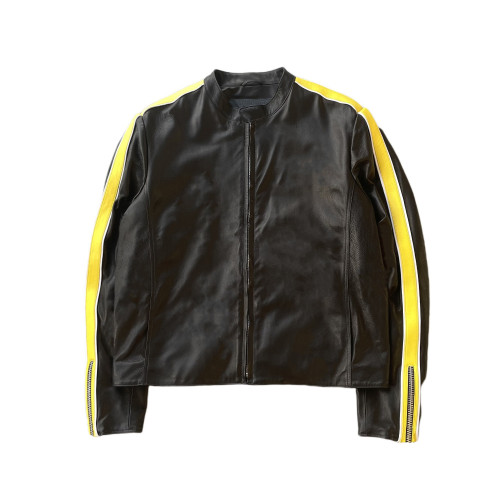 NIGO Cowhide Leather Slim Short Jacket #nigo5814