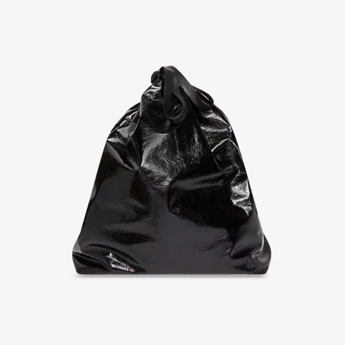 NIGO Leather Shiny Large Capacity Garbage Bag #nigo56275