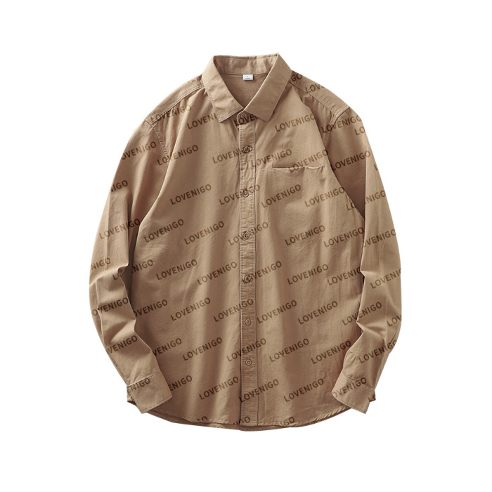NIGO Long Sleeve Printed Button Shirt #nigo5888
