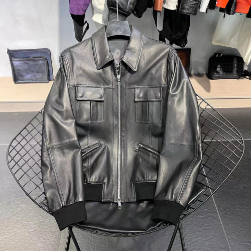 NIGO Zipper Leather Jacket NGVP #nigo5961