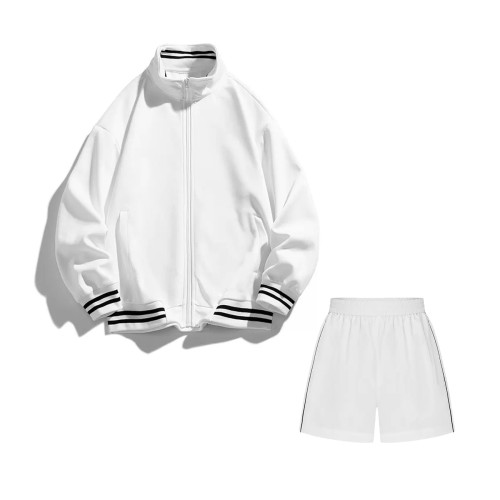 NIGO Women's Sports Zipper Jacket Shorts Pants Suit Set #nigo56773