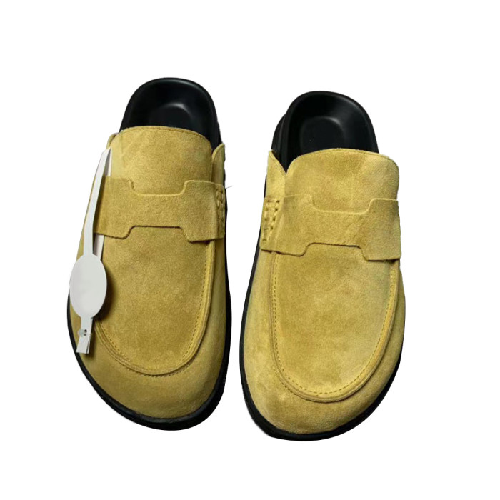 NIGO Men's Slippers Leather Mule Shoes #nigo94151