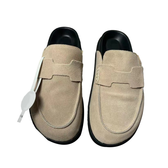 NIGO Men's Slippers Leather Mule Shoes #nigo94151