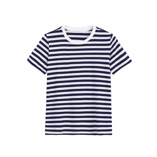 NIGO Summer Cotton Horizontal Striped Short Sleeve T-Shirt #nigo57228