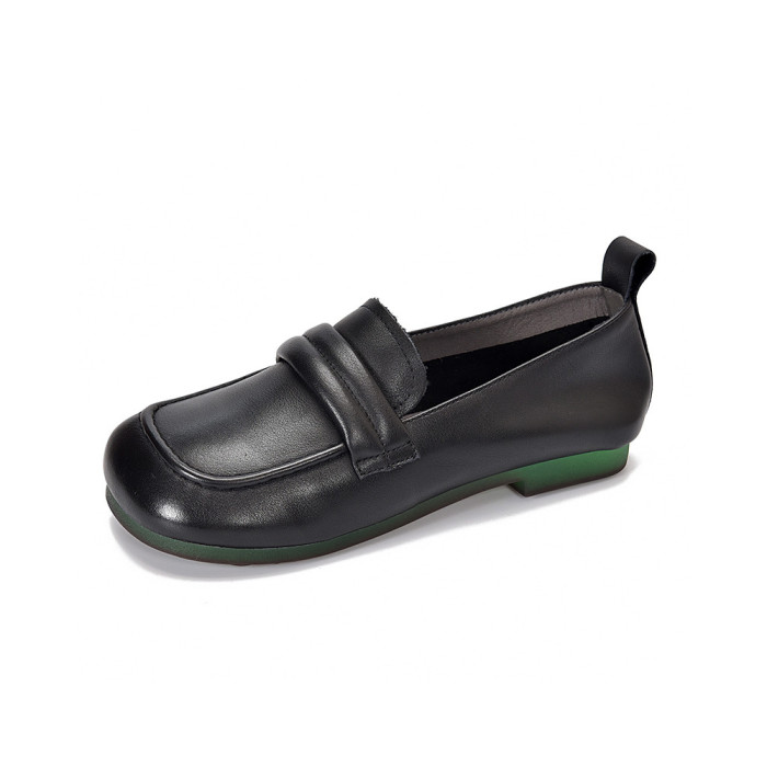 NIGO Leather Dark Grain Logo Muller Shoes #nigo94279