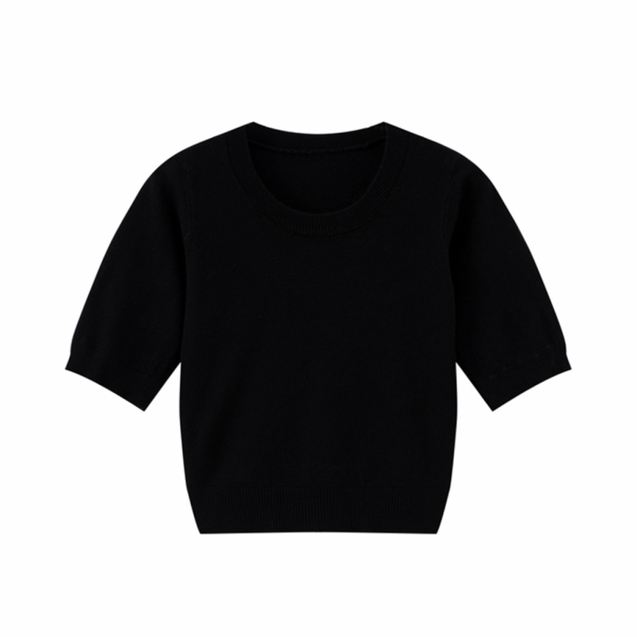 NIGO Summer Knitted Multi Color Short Sleeve T-shirt #nigo56844