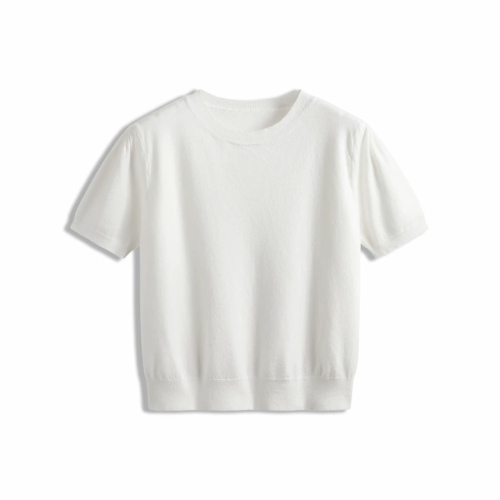 NIGO Summer Knitted Multi Color Short Sleeve T-shirt #nigo56844