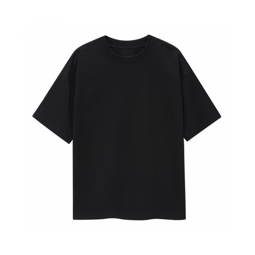 NIGO Summer Black Cotton Loose Short Sleeve T-shirt #nigo57286