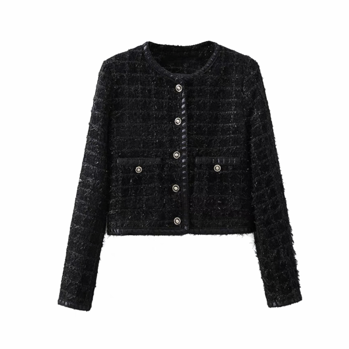 NIGO Spring and Autumn Cotton Short Coat Jacket Black Shorts Set #nigo57326