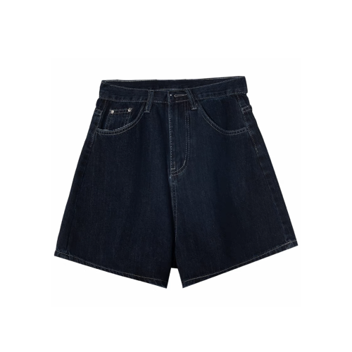 NIGO Summer dark blue denim loose fitting shorts #nigo57356