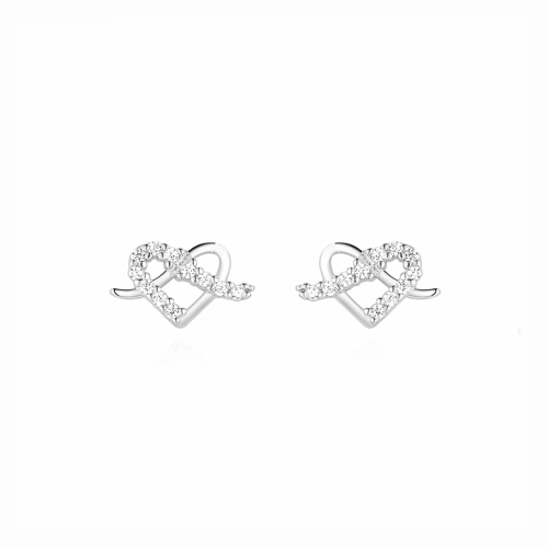 NIGO Silver Shiny Diamond Small Design Earrings #nigo57364
