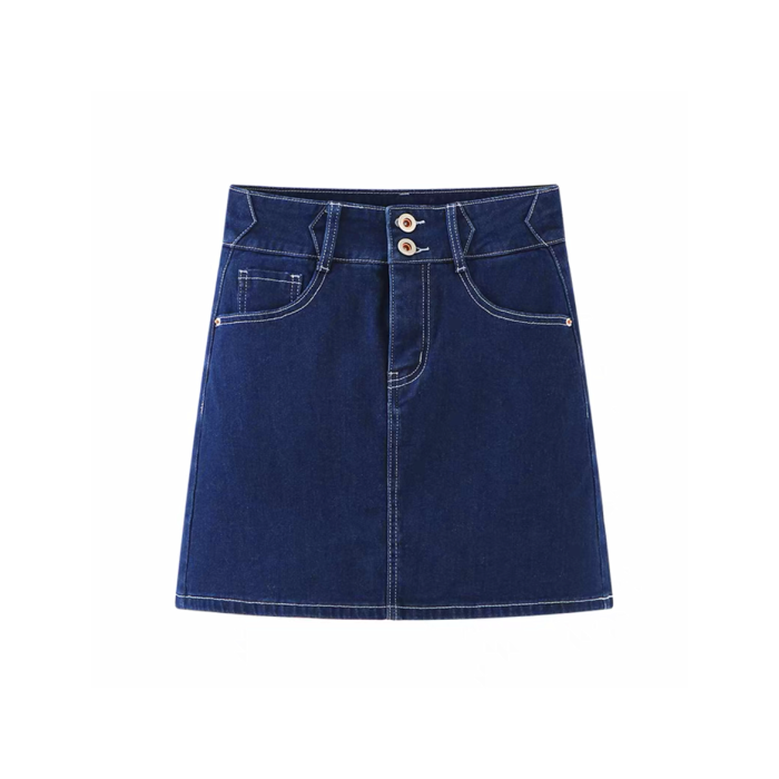 NIGO Long Sleeved Short Denim Jacket Short Skirt Set #nigo57382