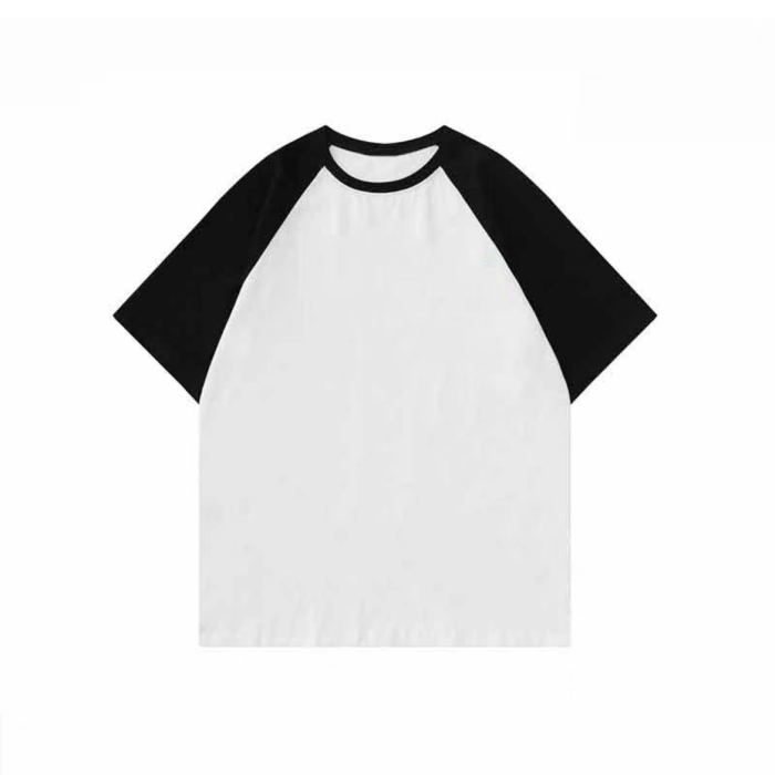 NIGO Summer Black And White Printed Patchwork Short Sleeved T-shirt #nigo94532