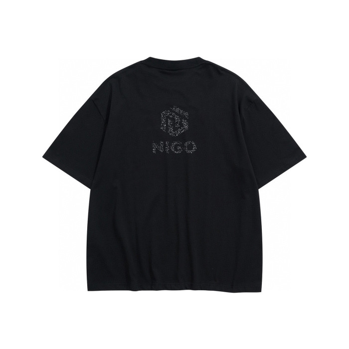 NIGO Diamond Studded Logo Short Sleeved T-shirt #nigo94528