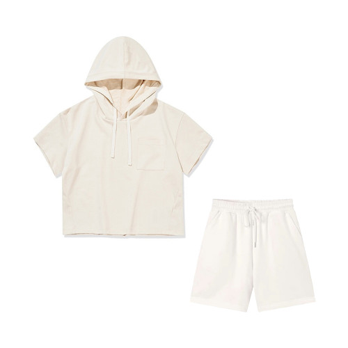 NIGO Cotton Hooded Short Sleeved Shorts Set #nigo57491
