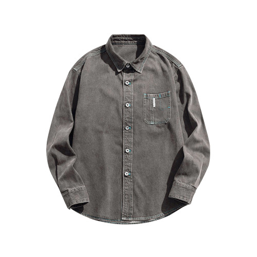 NIGO Denim Button Long Sleeve Jacket Coat #nigo94555