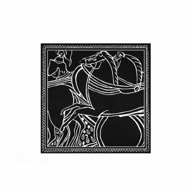 NIGO Printed Decorative Square Scarf #nigo57569
