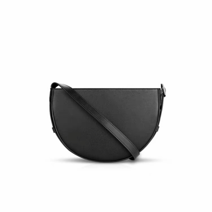 NIGO Leather Half Round Chain Crossbody Bag #nigo57595