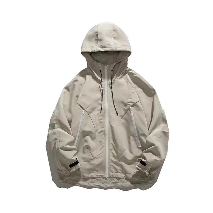 NIGO Multifunctional Zippered Hooded Jacket #nigo94642