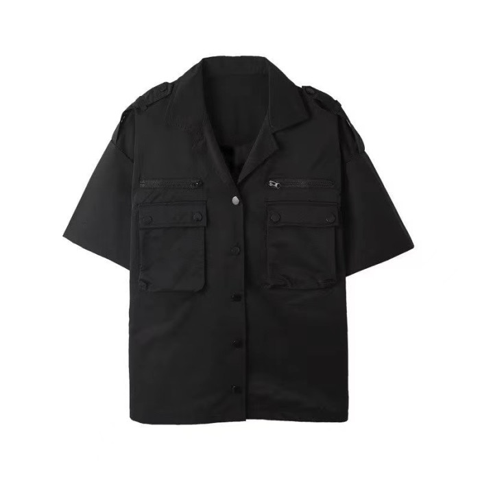 NIGO Nylon Button Short Sleeve Shirt #nigo94644