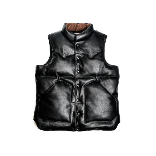 NIGO Leather Down Vest Jacket #nigo9789