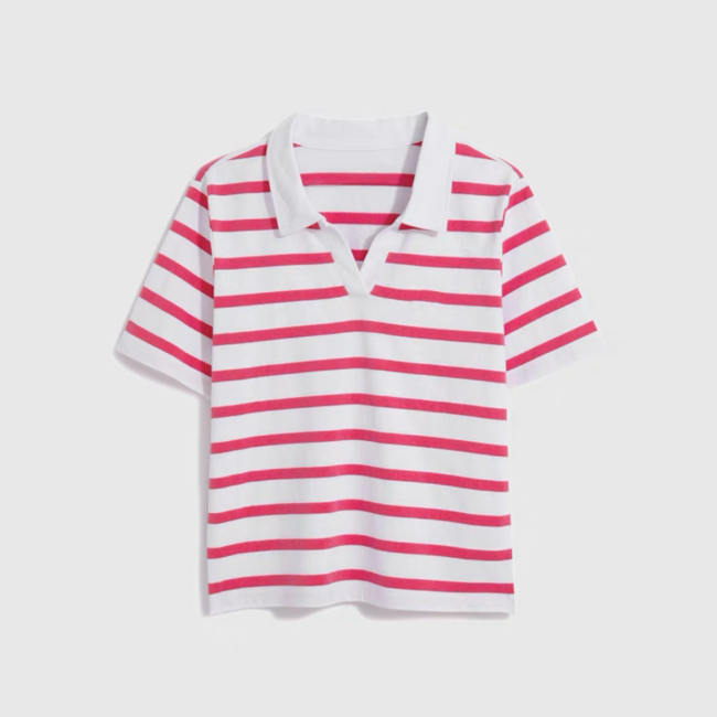 NIGO Summer Rose Striped Short Sleeve T-shirt #nigo57697