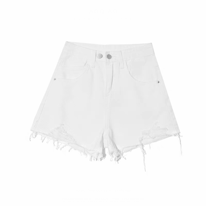 NIGO White Denim Long Sleeved Jacket Shorts Set #nigo57719