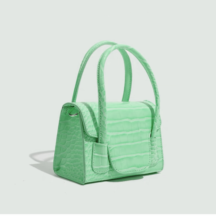 NIGO Leather Candy Colored Portable Bag #nigo57662