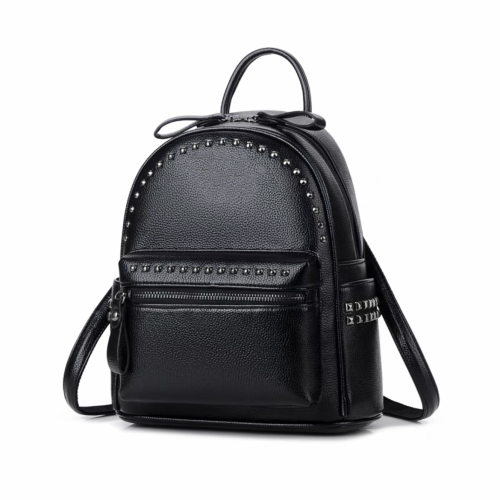 NIGO Leather Embossed Printed Plaid Backpack #nigo57744