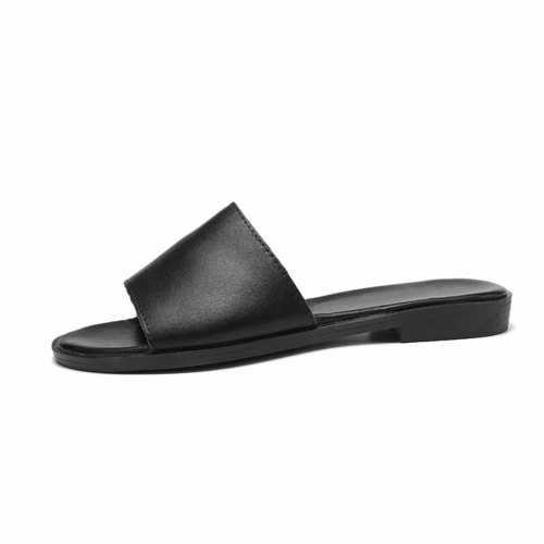 NIGO Summer Leather Flat Bottomed Slippers #nigo57763