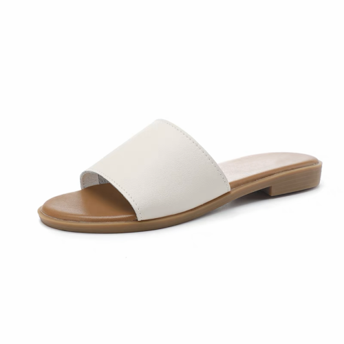 NIGO Summer Leather Flat Bottomed Slippers #nigo57763