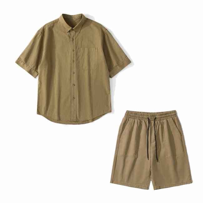 NIGO Short Sleeved Shirt Shorts Set Suit #nigo94736