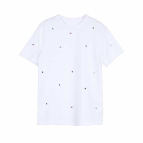 NIGO Summer Shiny Diamond Short Sleeve T-shirt #nigo57926