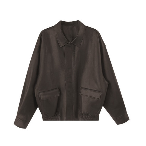 NIGO Dark Printed Button Leather Jacket #nigo94781