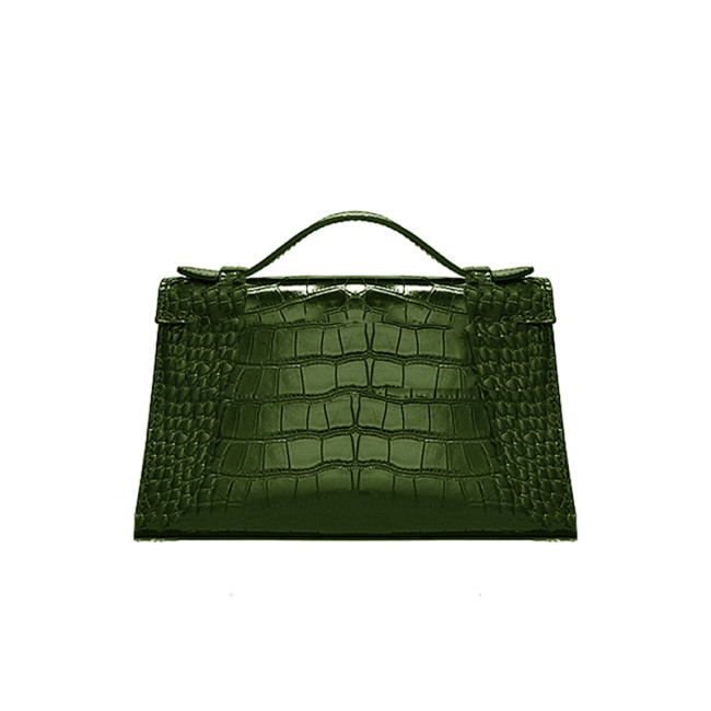 NIGO Crocodile Textured Leather Clutch Bag Bags #nigo57992