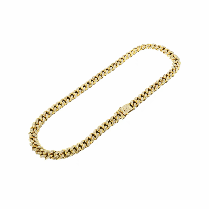 NIGO Thick Chain Bright Diamond Necklace #nigo84135