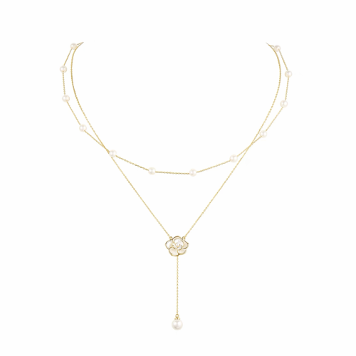 NIGO Gold Flower Decorative Necklace Bracelet #nigo84134