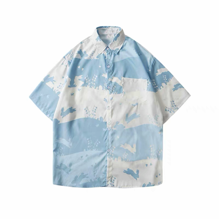 NIGO Summer Printed Short Sleeved Shirt  #nigo58118
