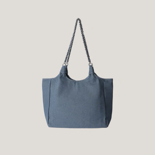 NIGO Denim Canvas One Shoulder High Capacity Bag  #nigo58129