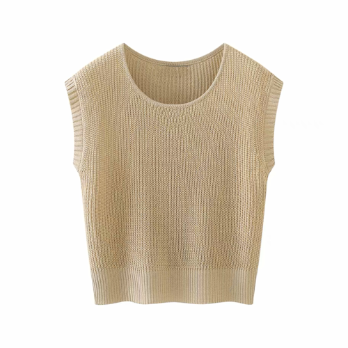 NIGO Knitted Sleeveless Letter Short Sleeve T-shirt #nigo21154