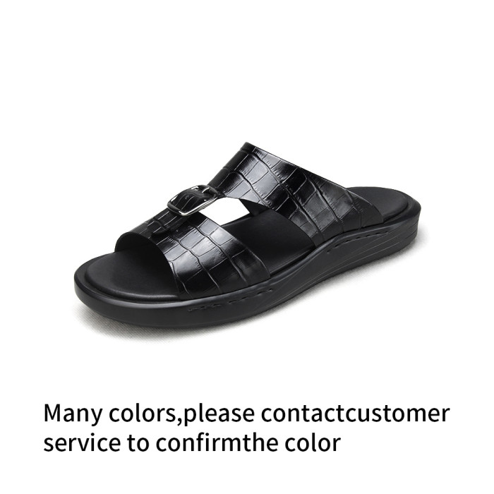 NIGO Leather Slippers Sandals Shoes #nigo94823