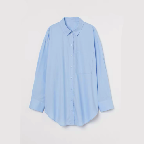 NIGO Blue Long Sleeved Buttoned Shirt #nigo21225
