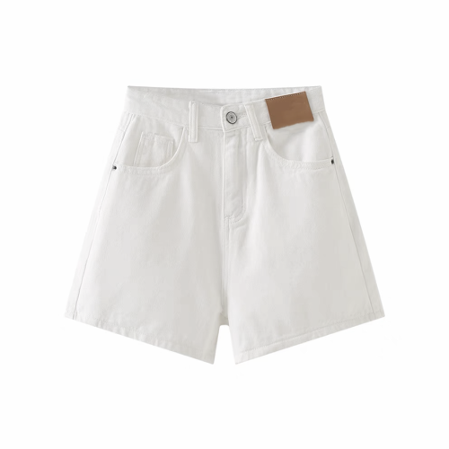 NIGO Denim High Waisted White Shorts #nigo21227